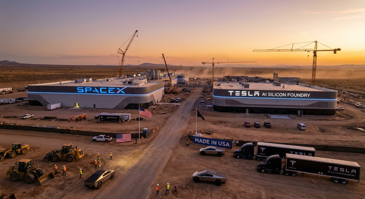 L’ére des Gigafactories d’IA : Pourquoi SpaceX et Tesla ont raison d’investir dans des puces propres