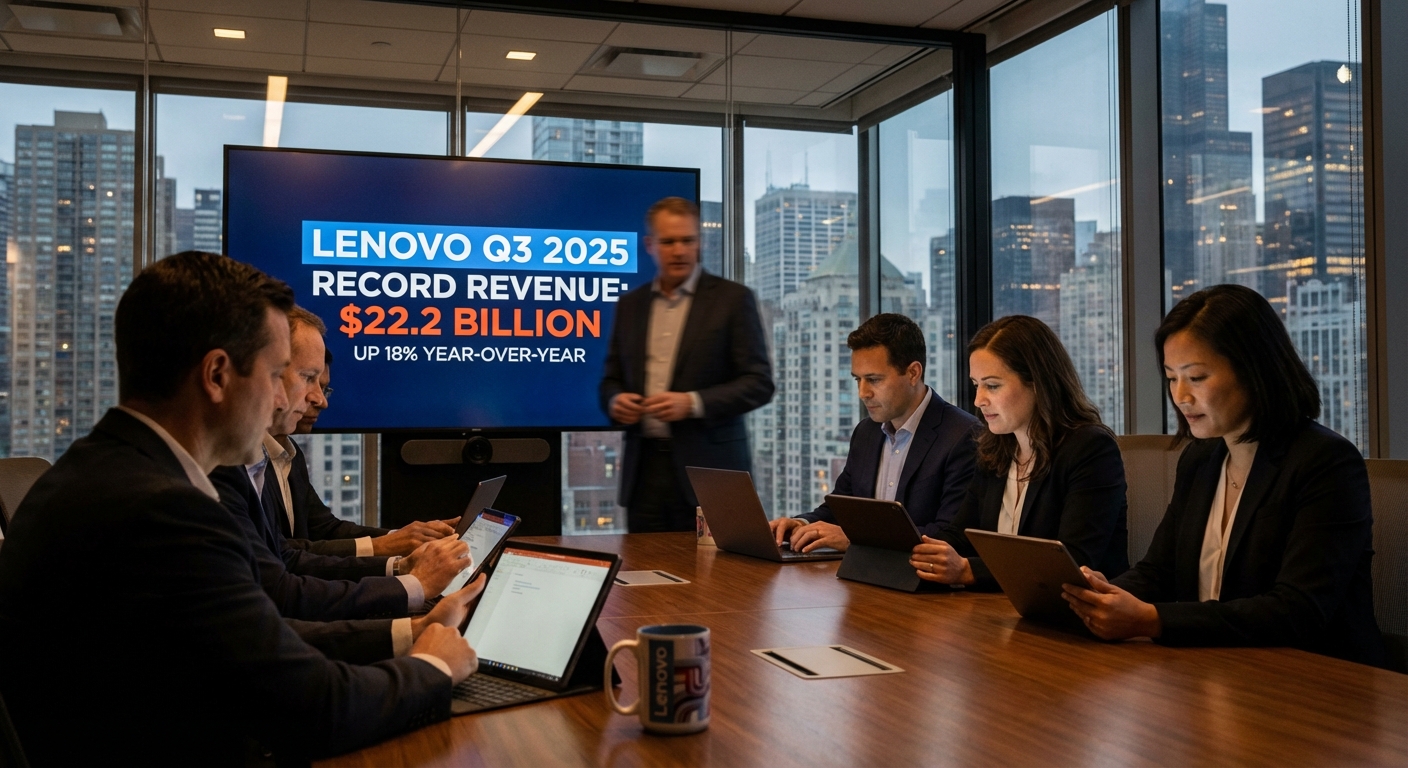 Le Triomphe de Lenovo: Comment l’Intelligence Artificielle Transforme l’Industrie Technologique et Justifie l’Investissement dans les AI Gigafactories