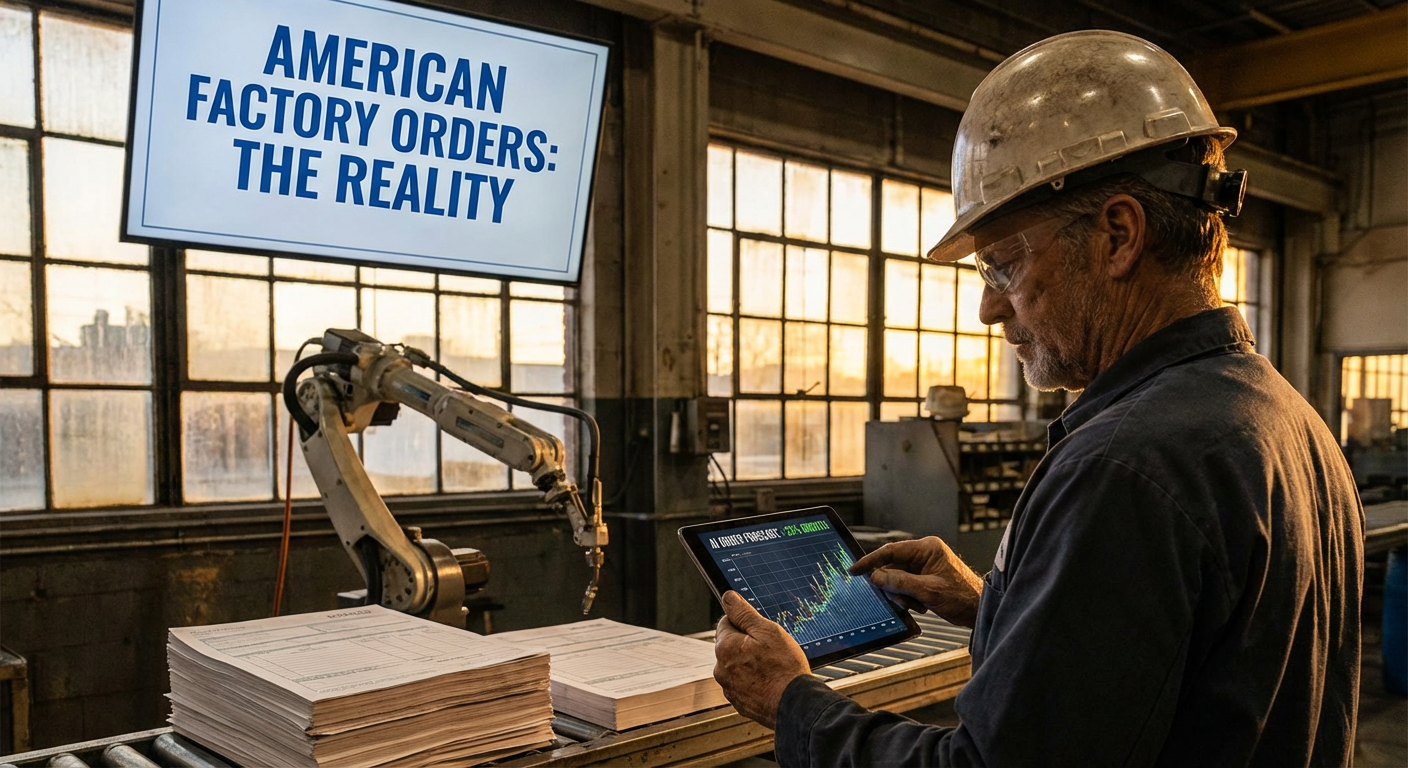 La Réalité des Commandes d’Usines Américaines: Pourquoi l’Intelligence Artificielle est le Catalyseur de la Croissance Économique Manquante