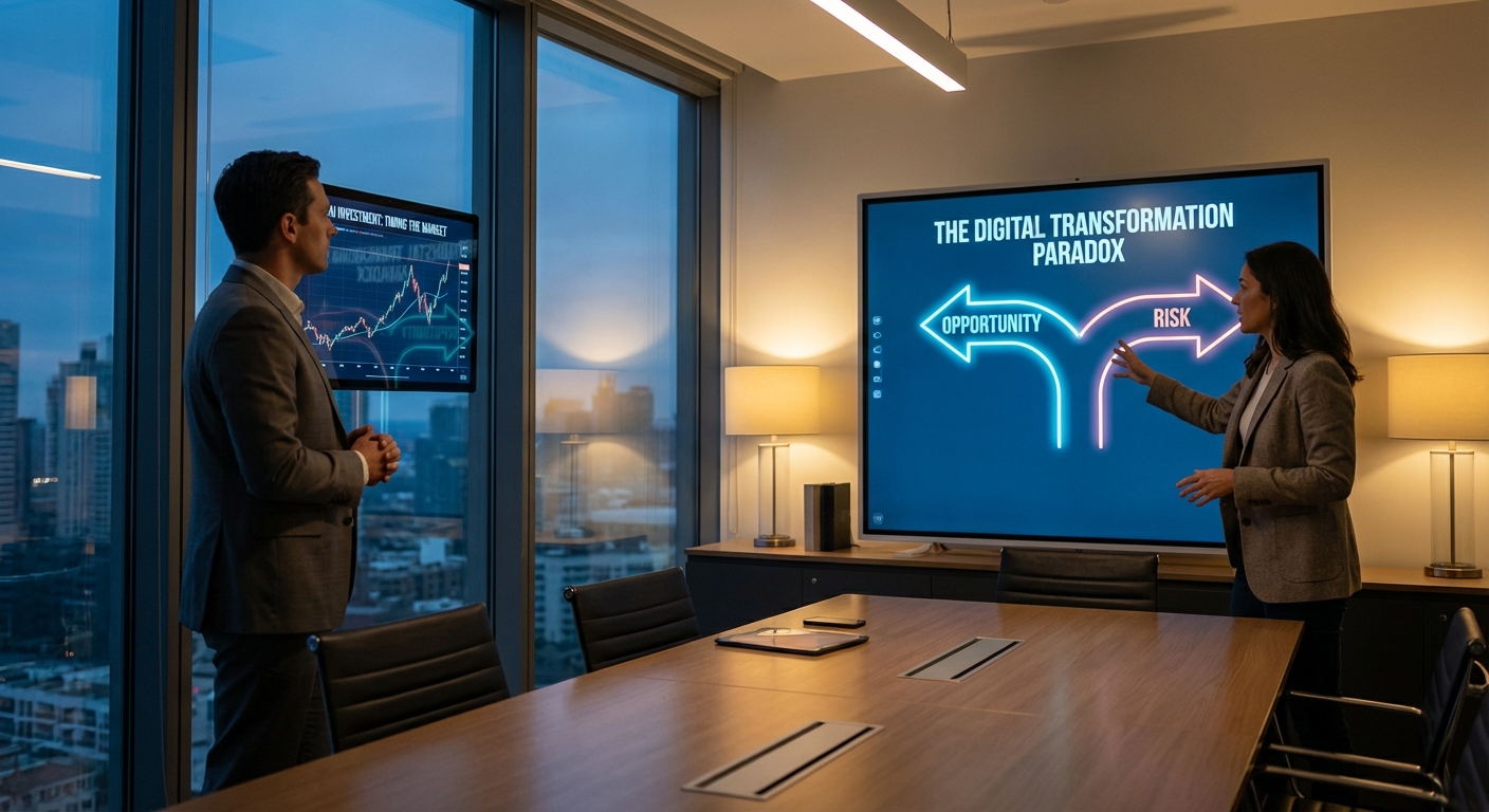 Est-ce le Bon Moment pour Investir dans l’Intelligence Artificielle? Le Paradoxe de la Transformation Numérique