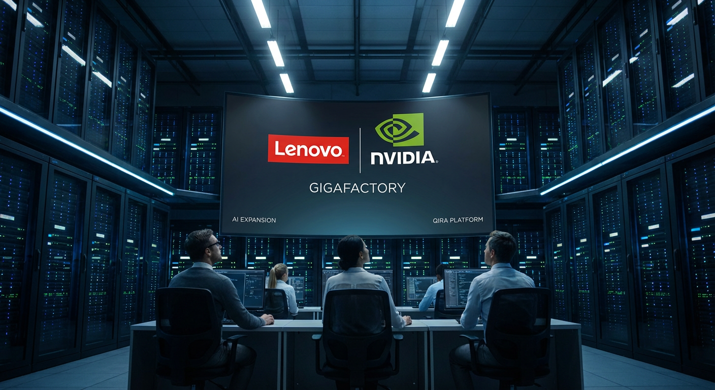 Le Partenariat Lenovo-Nvidia Marque le Début d'une Nouvelle Ère pour les AI Gigafactories
