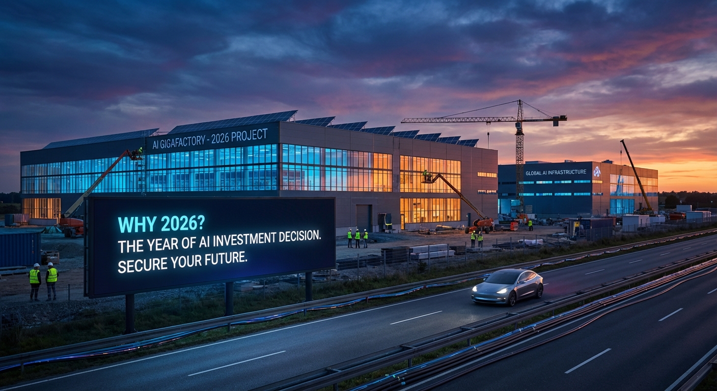 Pourquoi 2026 sera l’Année Décisive pour les Investissements en Intelligence Artificielle et Gigafactories d’IA